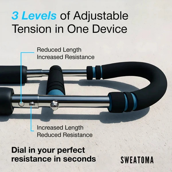 Arm Twist Trainer, Adjustable Arm Twist Chest Exerciser for Strengthening Upper Body Muscles