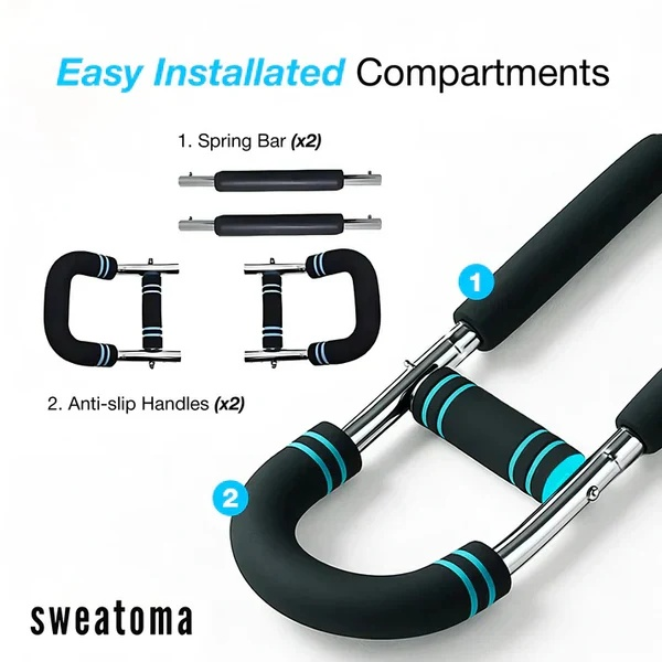 Arm Twist Trainer, Adjustable Arm Twist Chest Exerciser for Strengthening Upper Body Muscles