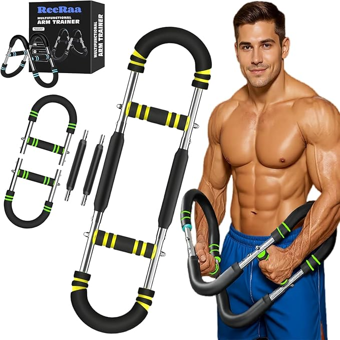Arm Twist Trainer, Adjustable Arm Twist Chest Exerciser for Strengthening Upper Body Muscles