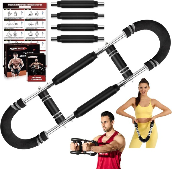 Arm Twist Trainer, Adjustable Arm Twist Chest Exerciser for Strengthening Upper Body Muscles