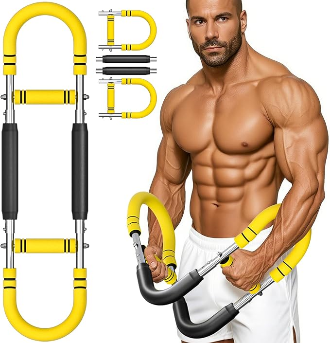 Arm Twist Trainer, Adjustable Arm Twist Chest Exerciser for Strengthening Upper Body Muscles